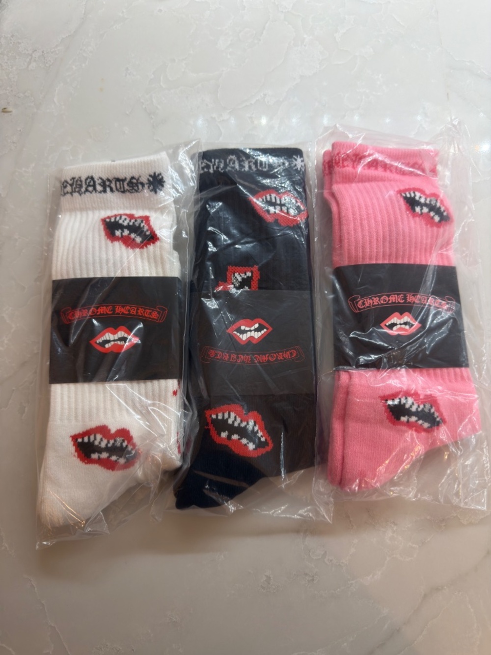 Chrome hearts 3 pairs Large 9-13